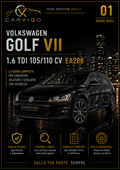VW GOLF VII 1.6 TDI 105/110 CV EA288