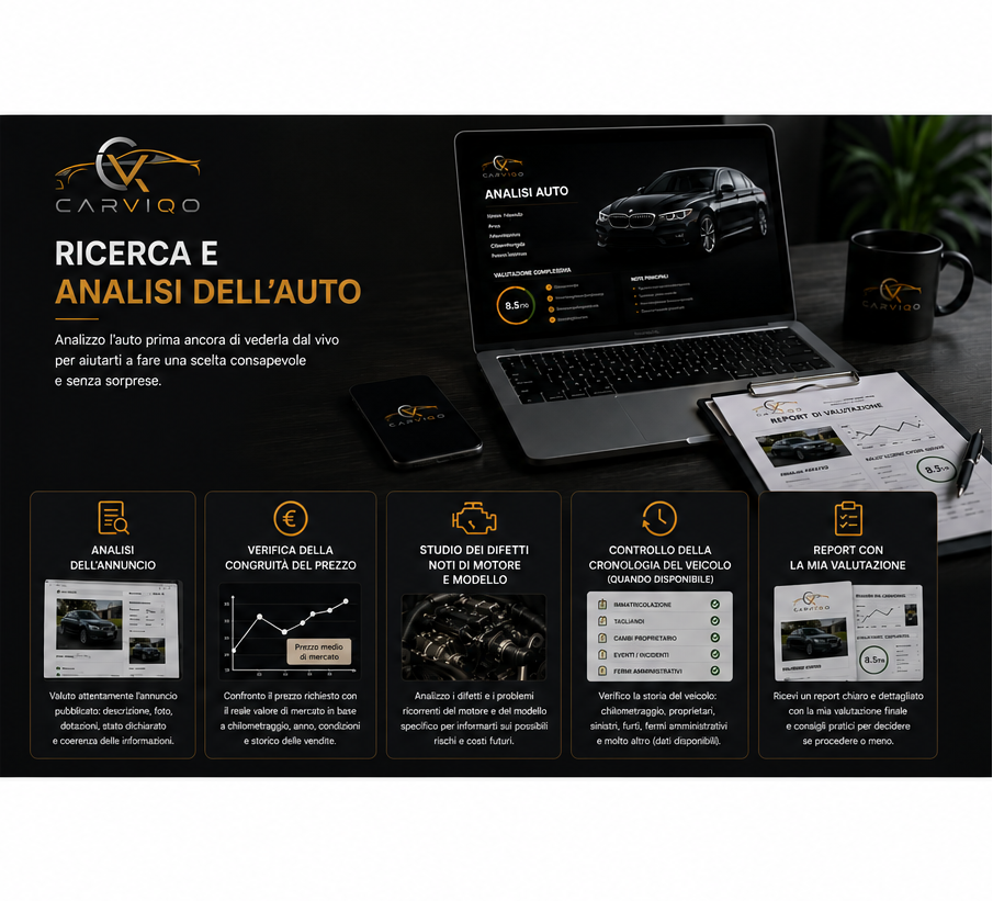 Ricerca e Analisi dell'Auto